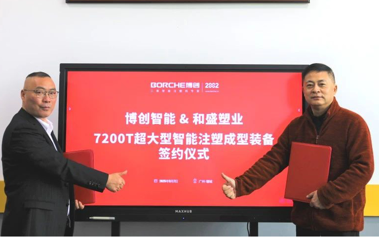 重磅！乐动_乐动（中国）签约7200吨超大型注塑机，再破纪录！